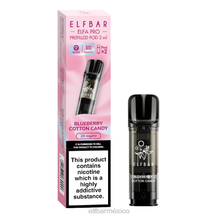 ELF BAR BC3500 Precio cápsulas precargadas elfa pro - 20 mg - paquete de 2 J40L97 nube de arándanos