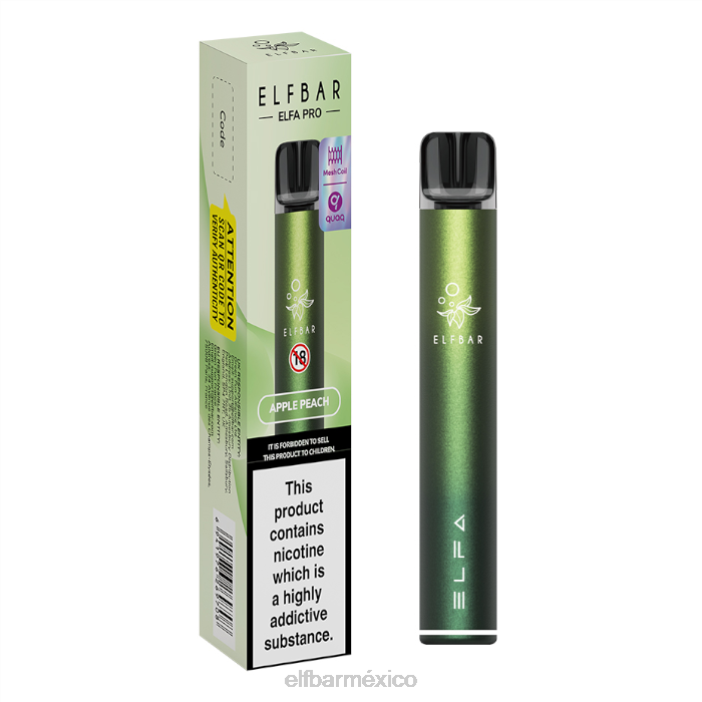 aurora green + vaina precargada de melocotón y manzana