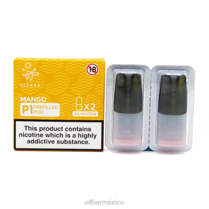 ELF BAR BC3500 Precio mate 500 p1 vainas precargadas - 20 mg (paquete de 2) limón y lima J40L149