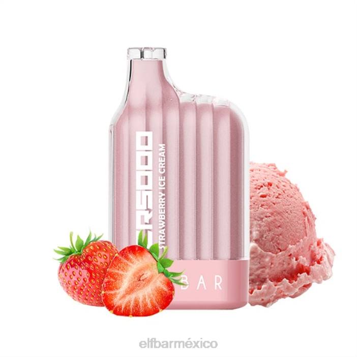 helado de fresa