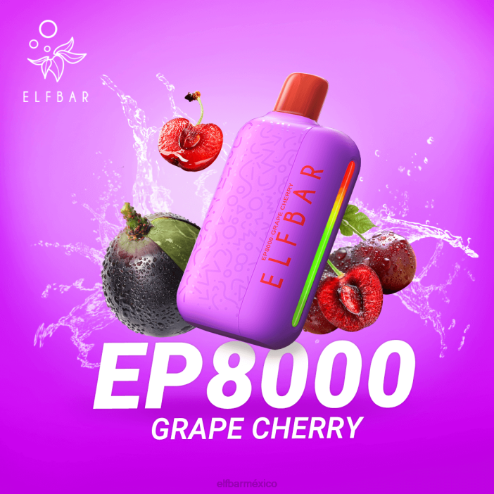 ELF BAR BC5000 Mexico vape desechable nuevos soplos ep8000 J40L360 limonada de cereza y durazno