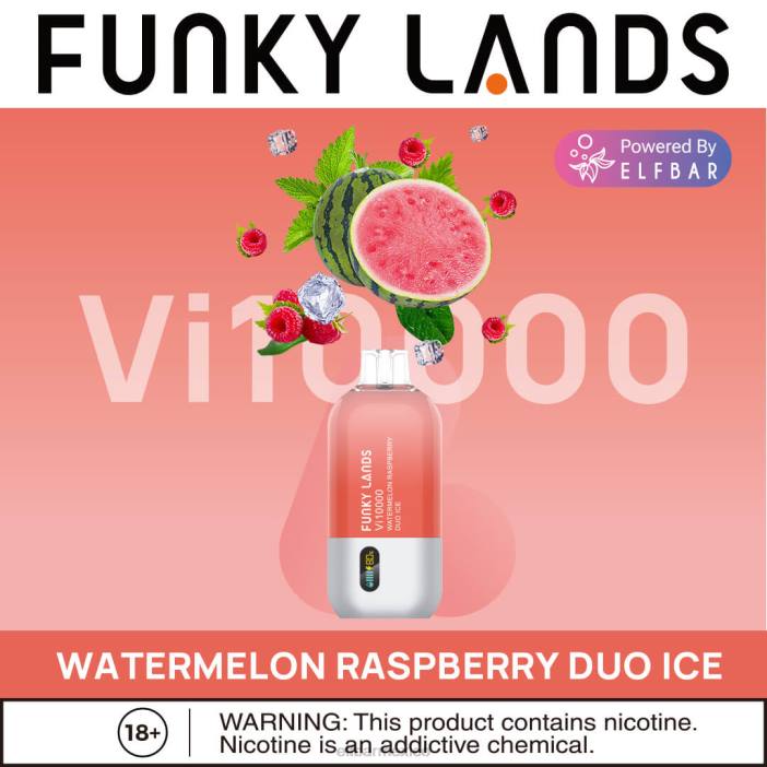 ELF BAR BC5000 Precio Mexico funky lands mejor sabor vape desechable vi10000 serie helada J40L458 hielo dúo de uva y arándano