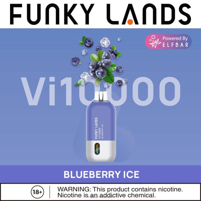 hielo de arándanos