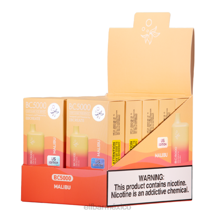 ELF BAR BC5000 Precio Mexico malibu eb bc5000 consumidor - single J40L237