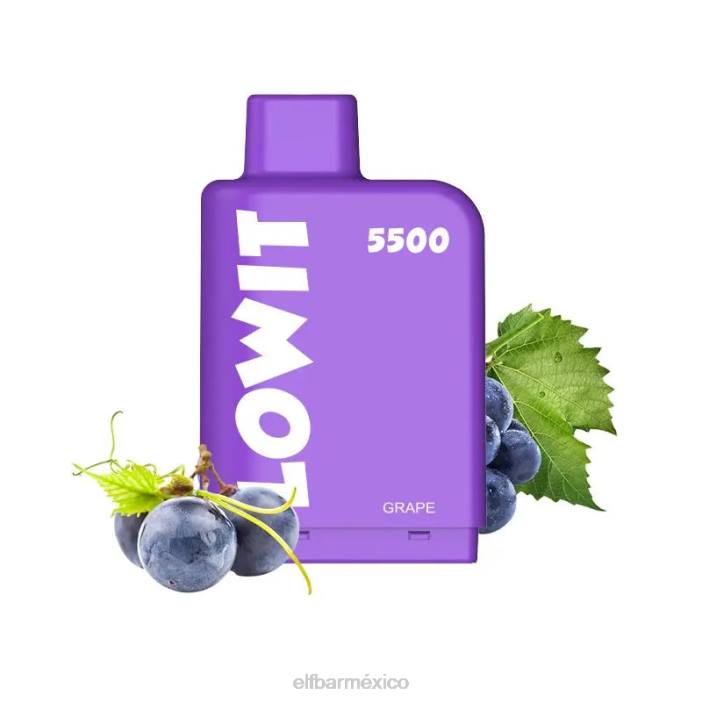 ELF BAR BC5000 Precio Mexico vaina precargada lowit 5500 inhalaciones 2 nic J40L445 bayas mixtas