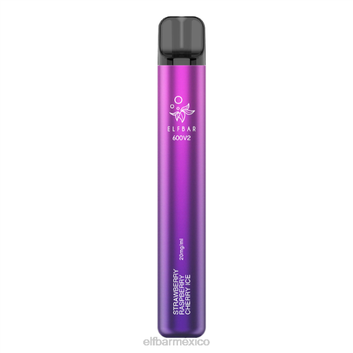 ELF BAR Bc5000 Como Funciona Vaporizador desechable 600v2 - 20 mg J40L18 fresa frambuesa cereza hielo