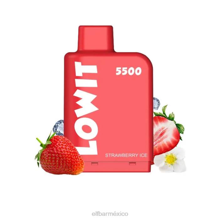 ELF BAR Mejores Sabores vaina precargada lowit 5500 inhalaciones 2 nic J40L442 hielo de fresa