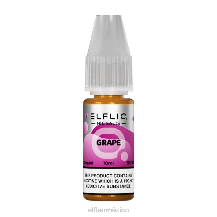 ELF BAR Mexico City Sales de elfliq nic - uva - 10ml-5mg J40L190