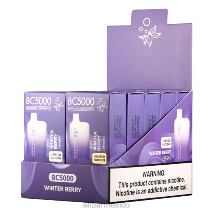 ELF BAR Mexico City Winter Berry bc5000 consumidor - 50 mg - individual J40L281