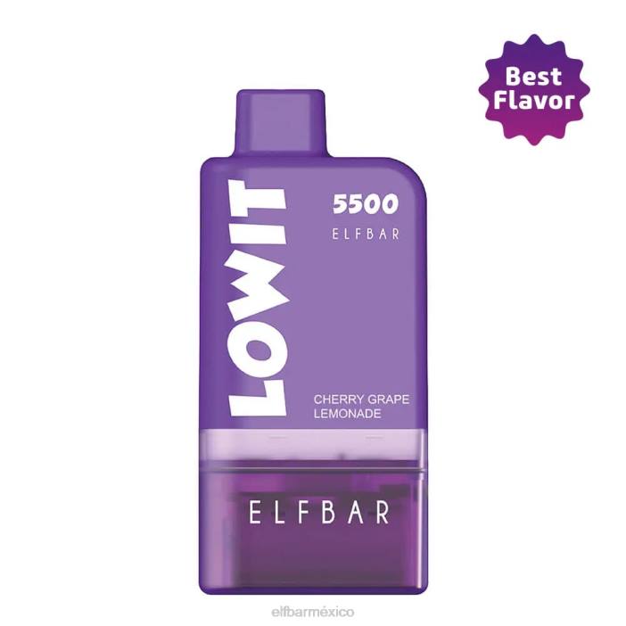vaina de limonada de uva cereza+batería morada