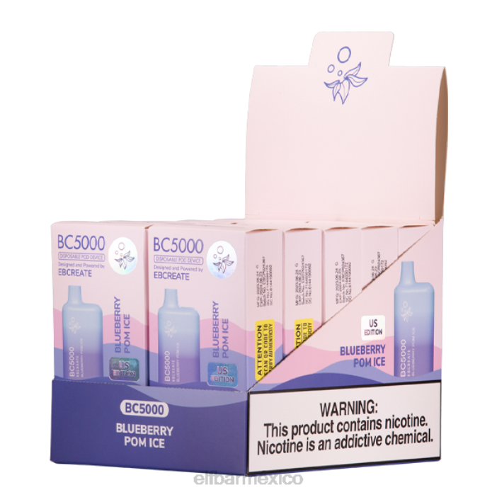 ELF BAR Monterrey arándano pom ice bc5000 consumidor - 40 mg - individual J40L254