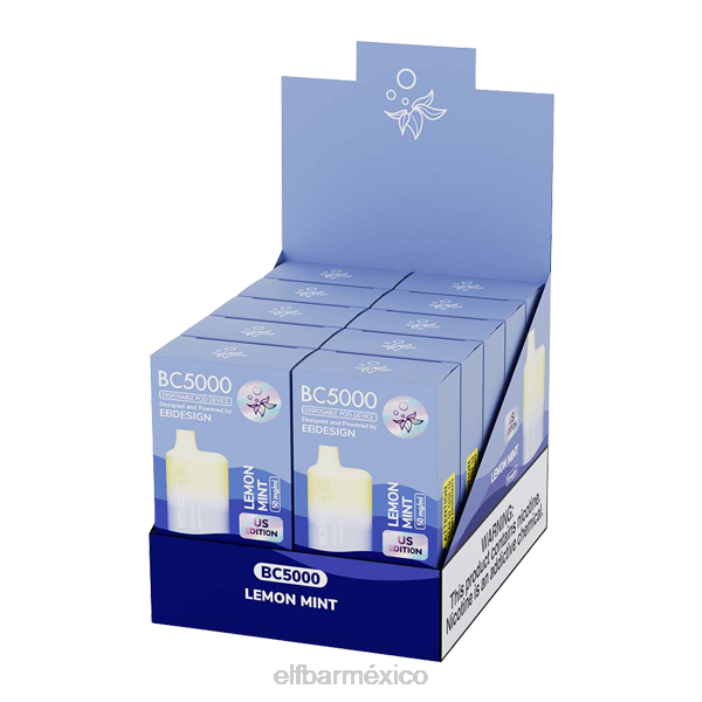 ELF BAR Monterrey limón menta bc5000 consumidor - single J40L267