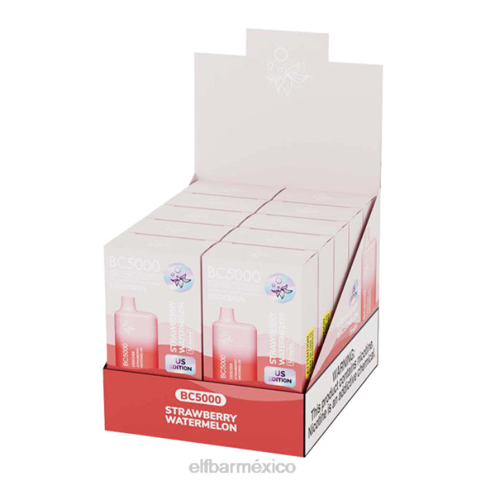 ELF BAR Sabores 10000 fresa sandia bc5000 consumidor - single J40L246