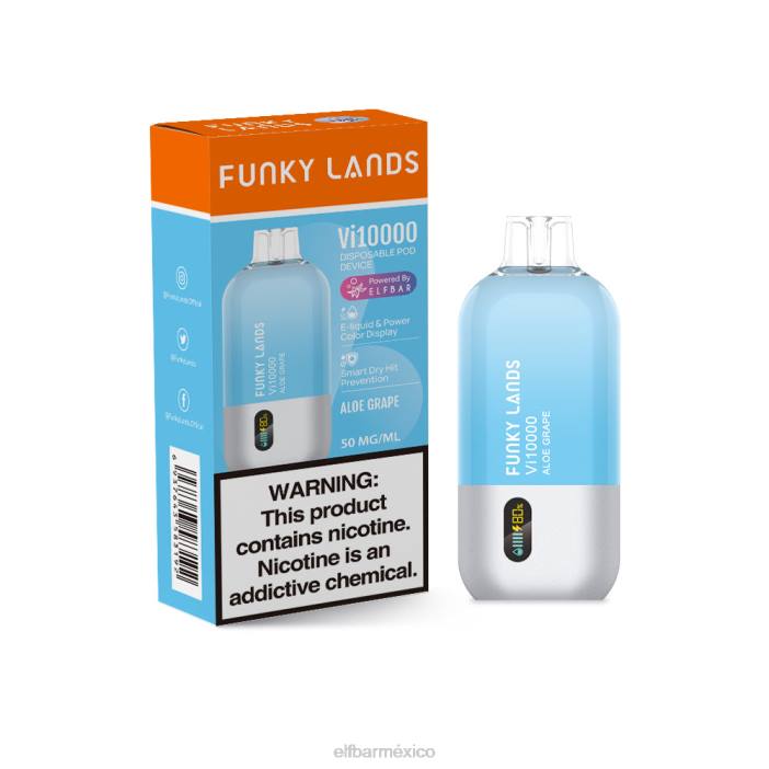 ELF BAR Sabores 4000 funky lands mejor sabor vape desechable vi10000 serie uva J40L452 hielo dúo de uva y arándano