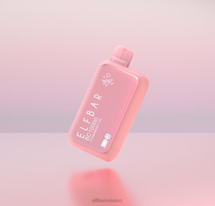 hielo de fresa