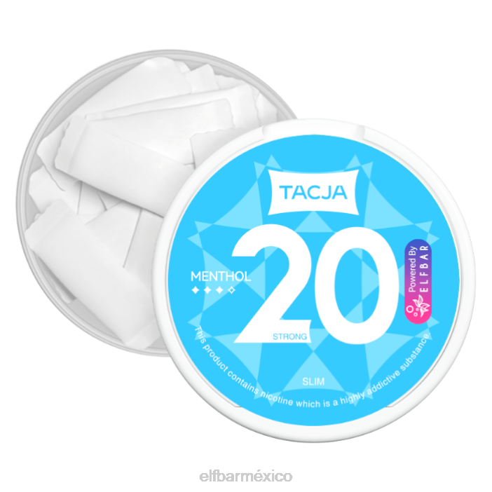 ELFBAR Mexico Bolsa de nicotina tacja - mentol - 1 paquete - 20 mg/g J40L223