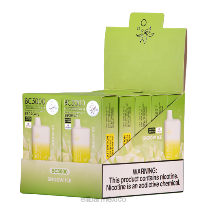 ELFBAR Mexico Snow Ice bc5000 consumidor - 50 mg - individual J40L262