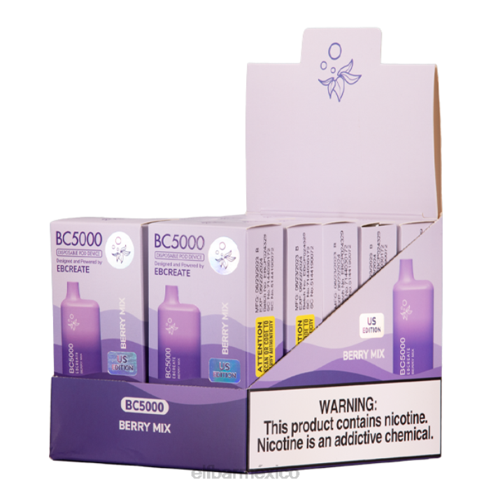 ELFBAR Mexico mezcla de bayas bc5000 consumidor - individual J40L249