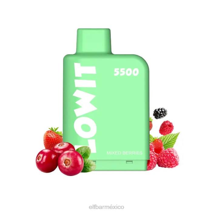 ELFBAR Mexico vaina precargada lowit 5500 inhalaciones 2 nic J40L444 uva