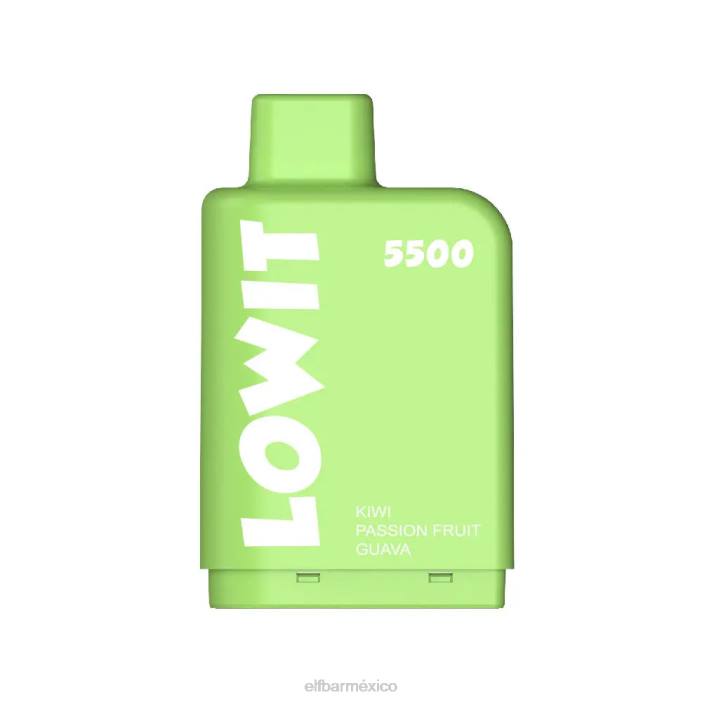 ELFBAR Mexico vaina precargada lowit 5500 inhalaciones 2 nic J40L444 uva