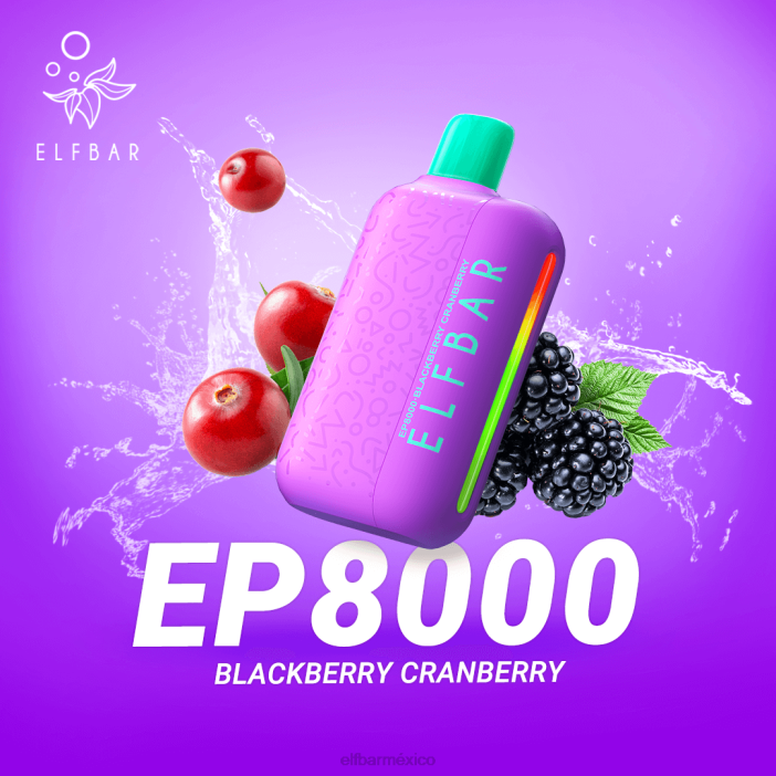ELFBAR Mexico vape desechable nuevos soplos ep8000 J40L366 baya de durazno
