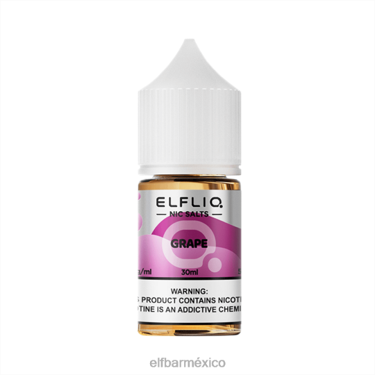 Elf Bar México - ELFBAR ELFLIQ nic sal 30 ml uva 882FX19