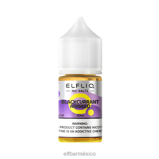 Elf Bar Sabores - ELFBAR ELFLIQ nic sal 30 ml Aniseed de grosella negra 882FX9