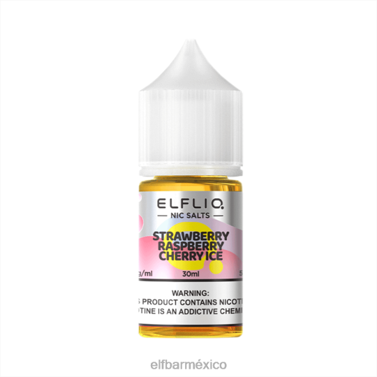 Elfbar Mexico - ELFBAR ELFLIQ nic sal 30 ml hielo de cereza de frambuesa de fresa 882FX32