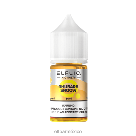 Elfbar Mexico - ELFBAR ELFLIQ nic sal 30 ml snoow de ruibarbo 882FX26