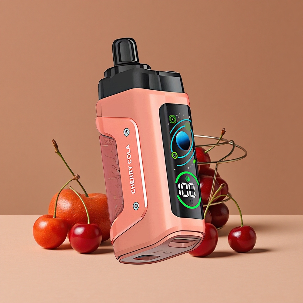 Razz Bar 45000 Puffs Vape Desechable Cereza Cola con Bobina Mesh 10 Ohm