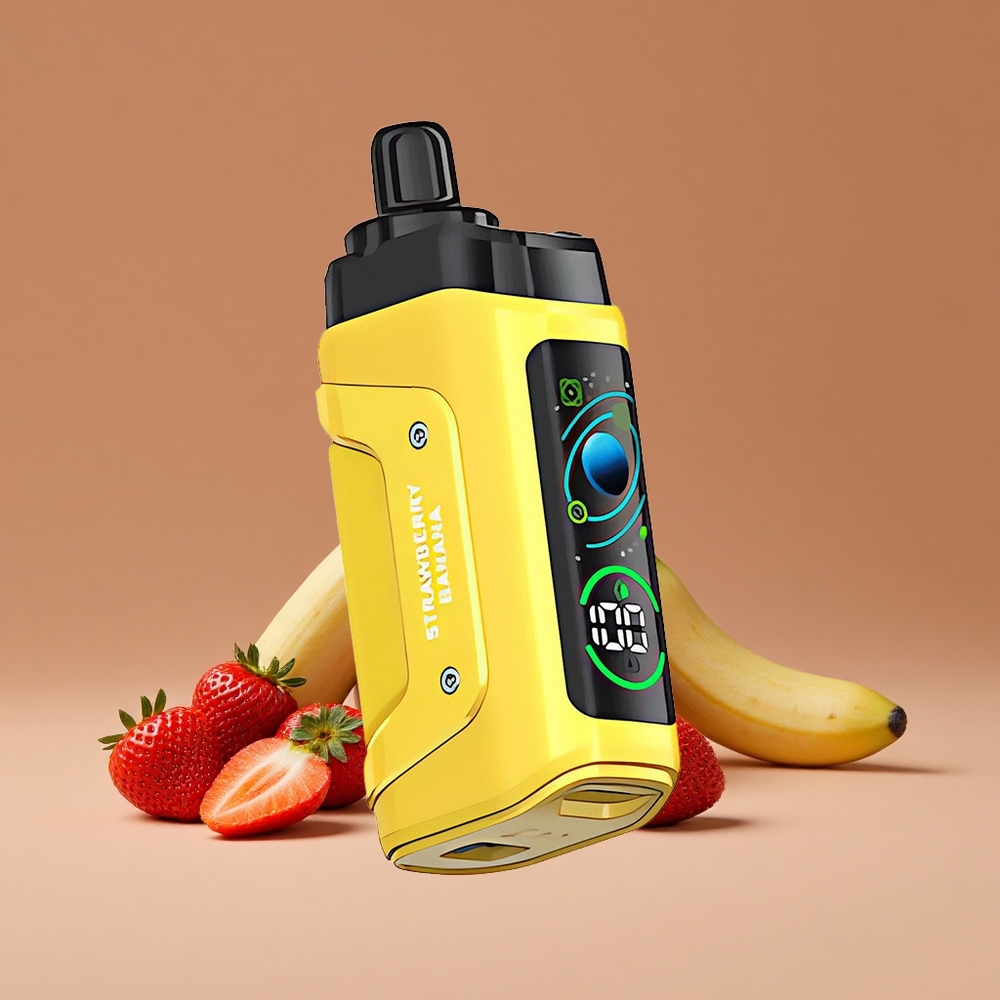 Razz Bar 45000 Puffs Vape Desechable Fresa Banana con Bobina Mesh 10 Ohm