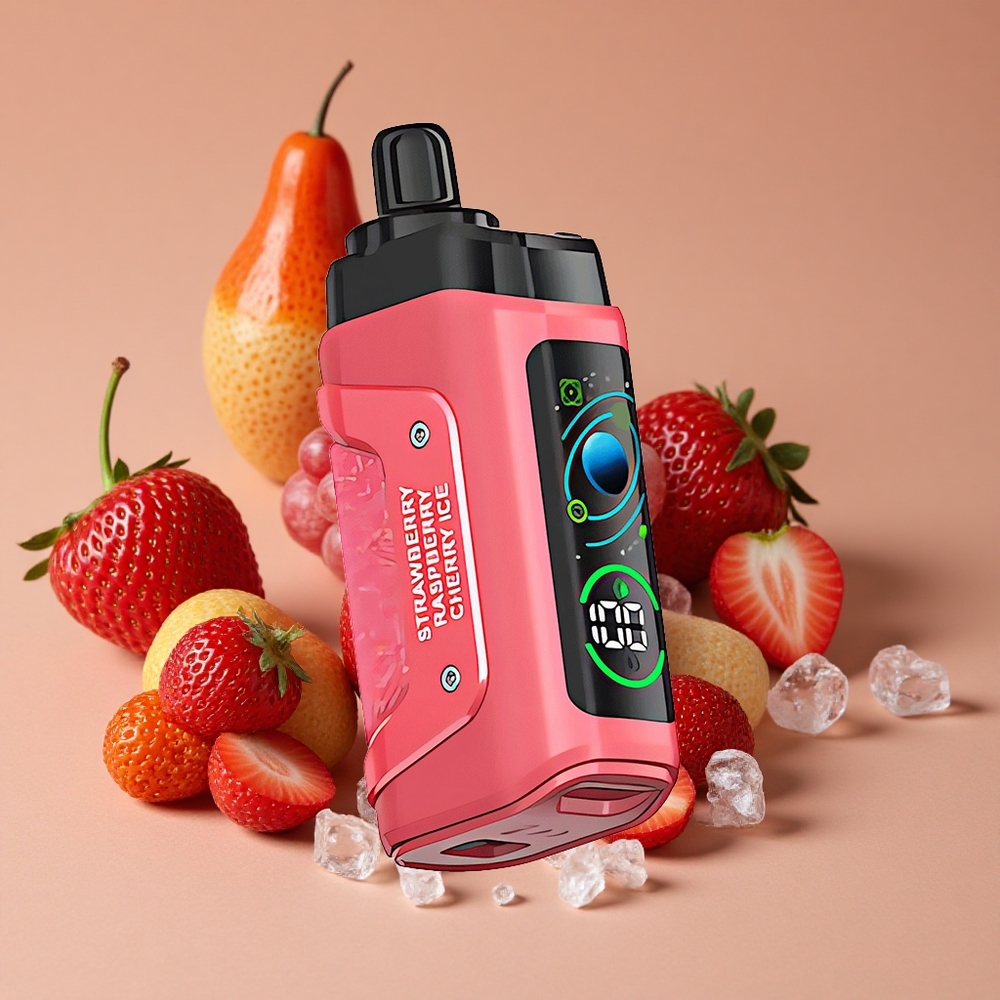 Razz Bar 45000 Puffs Vape Desechable Fresa Cereza Hielo con Bobina Mesh 10 Ohm