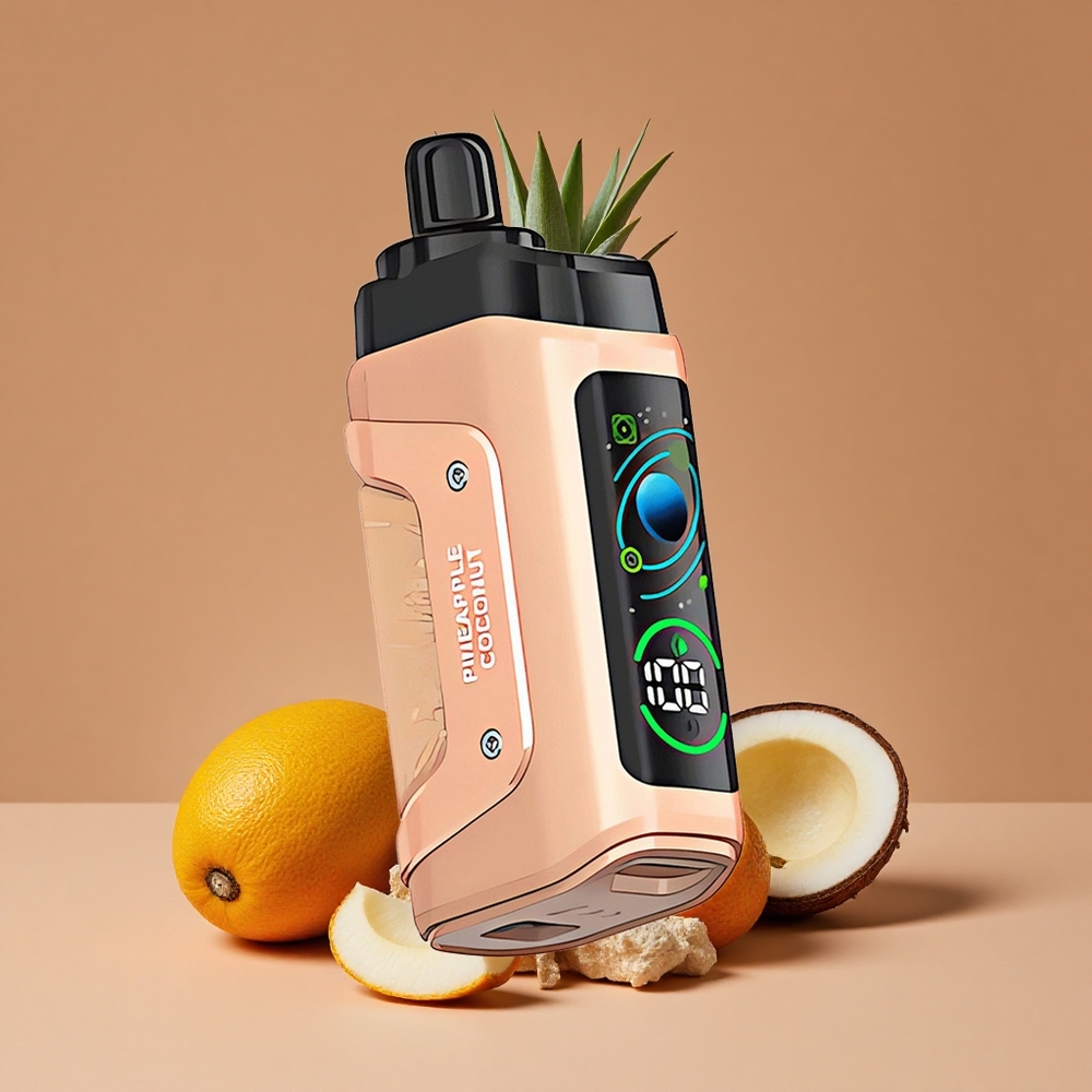 Razz Bar 45000 Puffs Vape Desechable Piña Coco con Resistencia Malla 10 Ohm