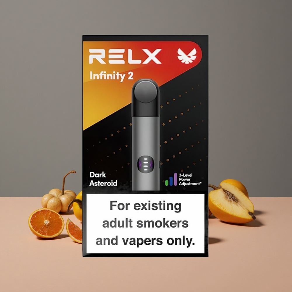 Relx Infinity 2 Dispositivo de Vapeo Gris con 600-650 Puffs