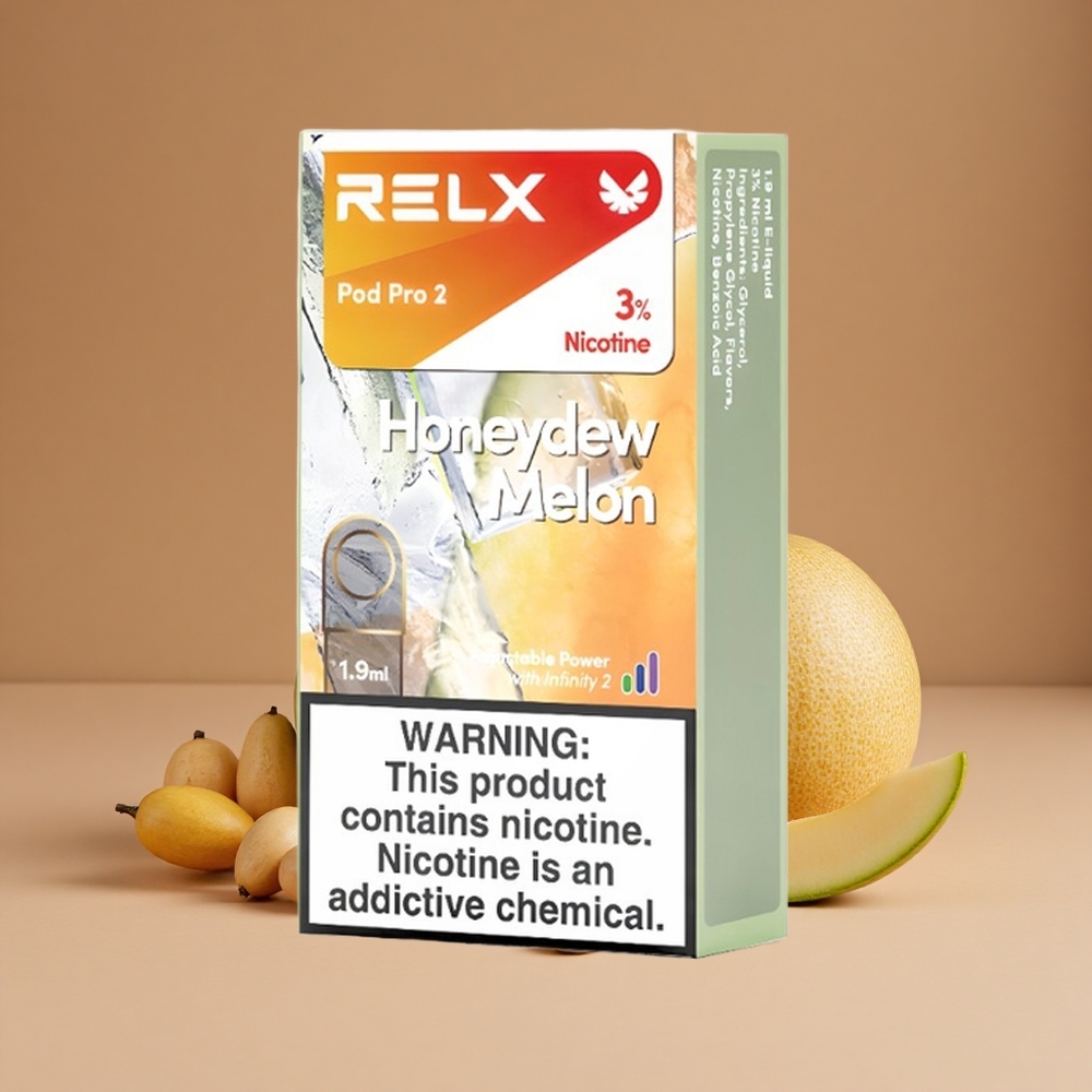 Relx Pod Pro 2 600 Puffs Melón Miel Dispositivo de Vapeo 19ml