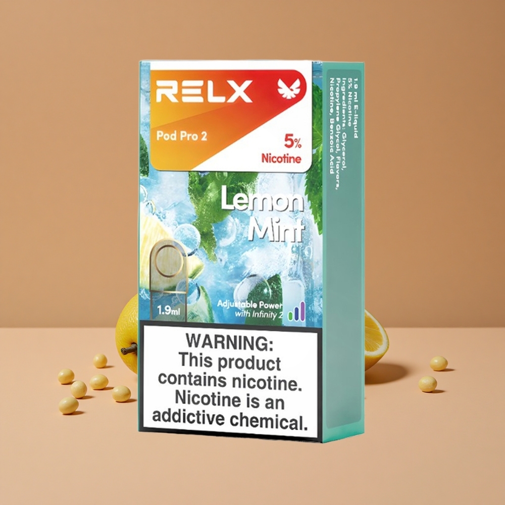 Relx Pod Pro 2 Dispositivo de Vapeo Limón Menta 19ml Capacidad