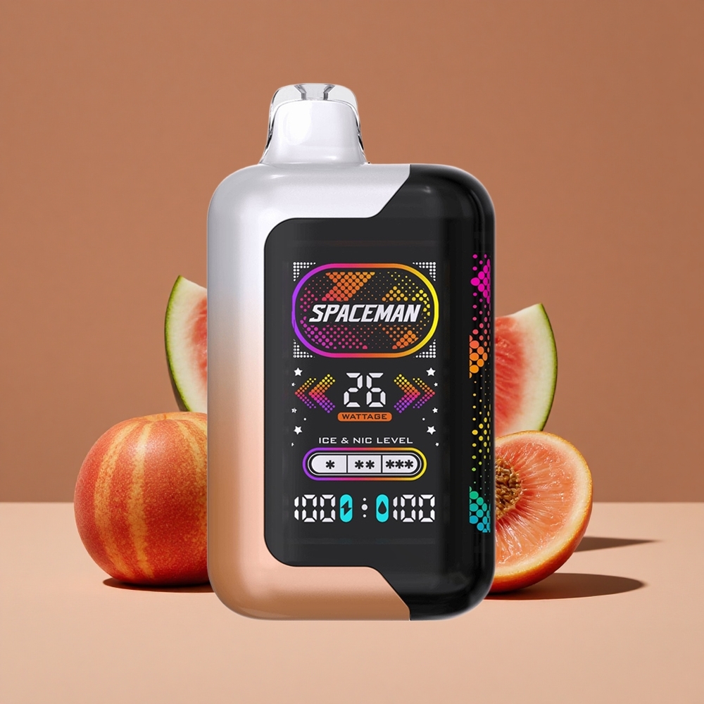 SMOK SPACEMAN SP40000 40000 Puffs Vape Desechable Melocotón Jugoso y Sandía