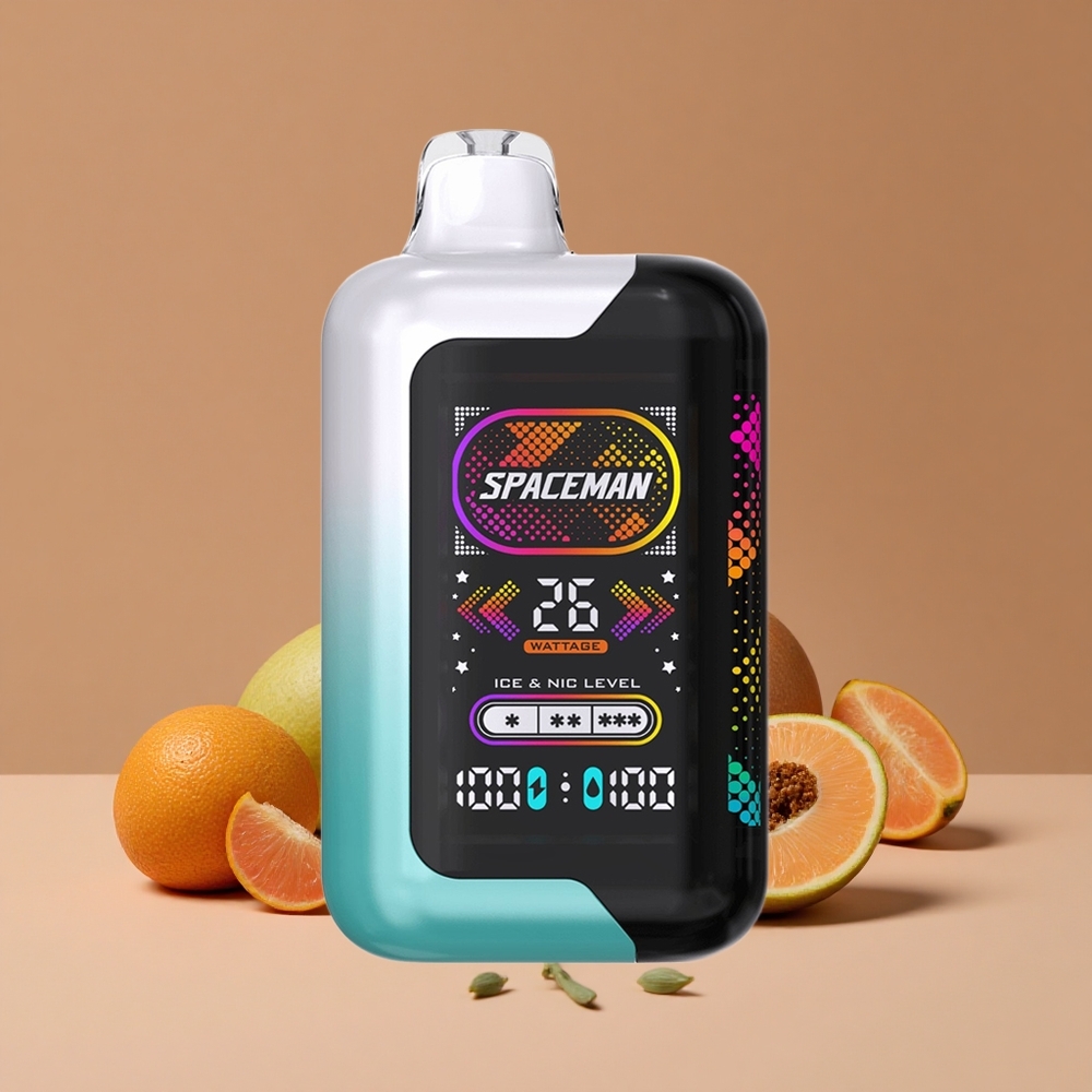 SMOK SPACEMAN SP40000 Vape Desechable Menta Fresca con Pantalla LED Ultra Grande de 228