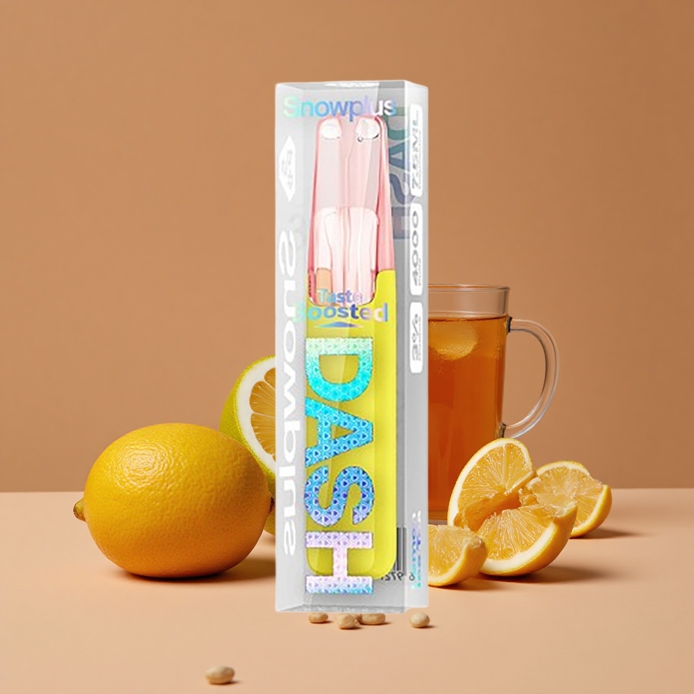Snowplus Dash 4000 Puffs Dispositivo Desechable Té Helado de Limón con 3 5 Nicotina