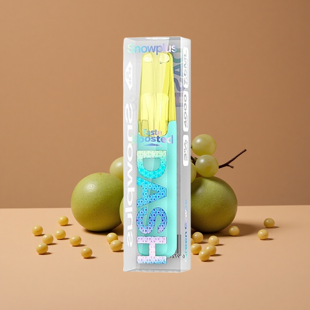 Snowplus Dash 4000 Puffs Dispositivo Desechable Uva Verde 75 ml