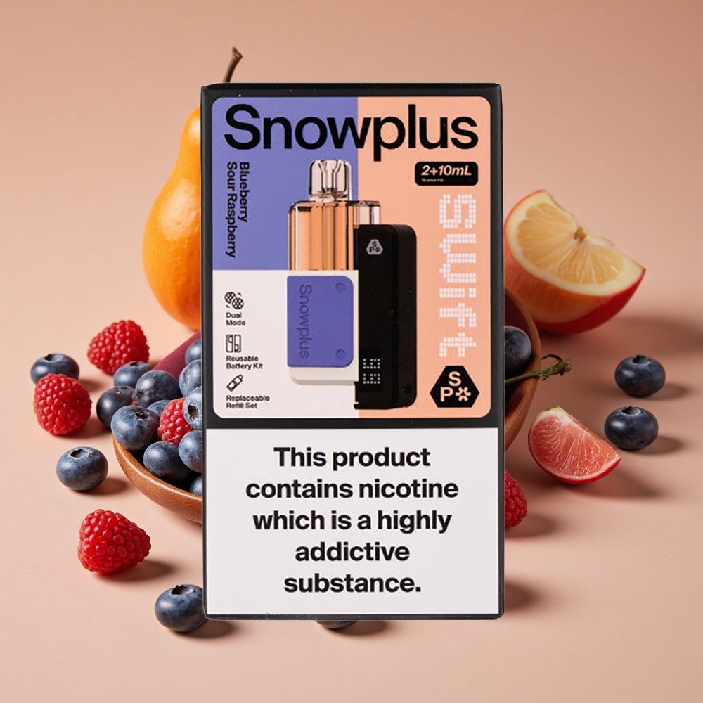Snowplus Swift 5000 Puffs Batería 1000 mAh Arándano Agrio Frambuesa