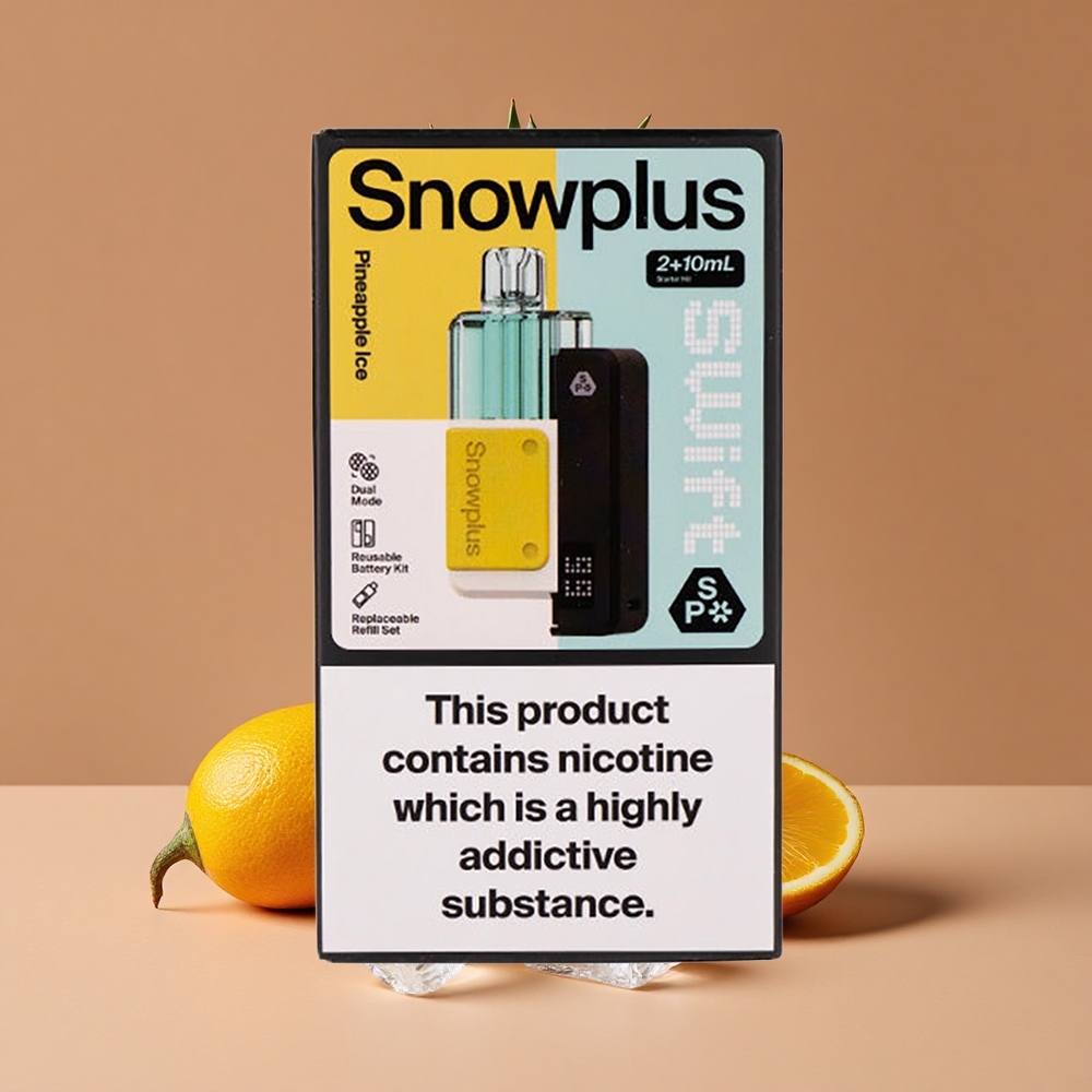 Snowplus Swift 5000 Puffs Kit de Vaina Prellenada Piña Hielo con Capacidad de Batería de 1000 mAh