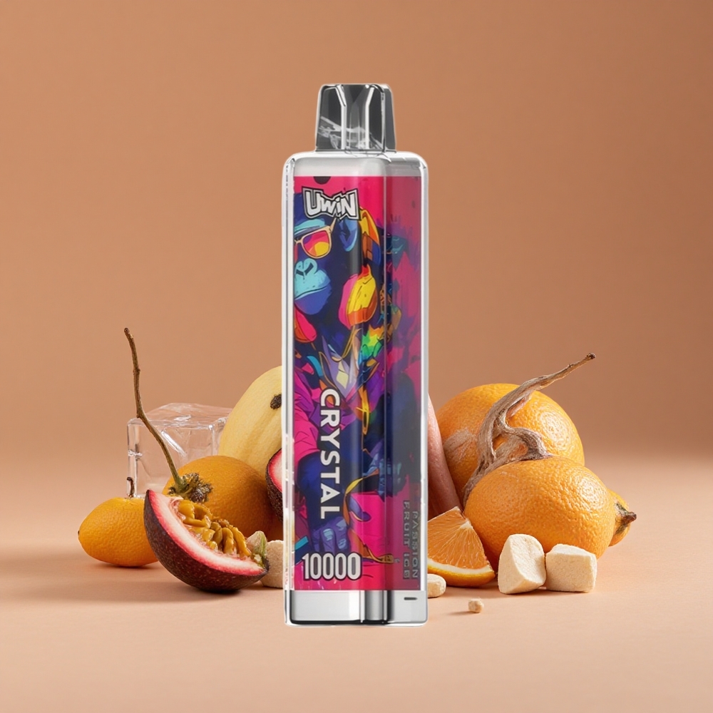 Uwin Crystal 10000 Puffs Vape Desechable Fruta de la Pasión Hielo con Luces RGB