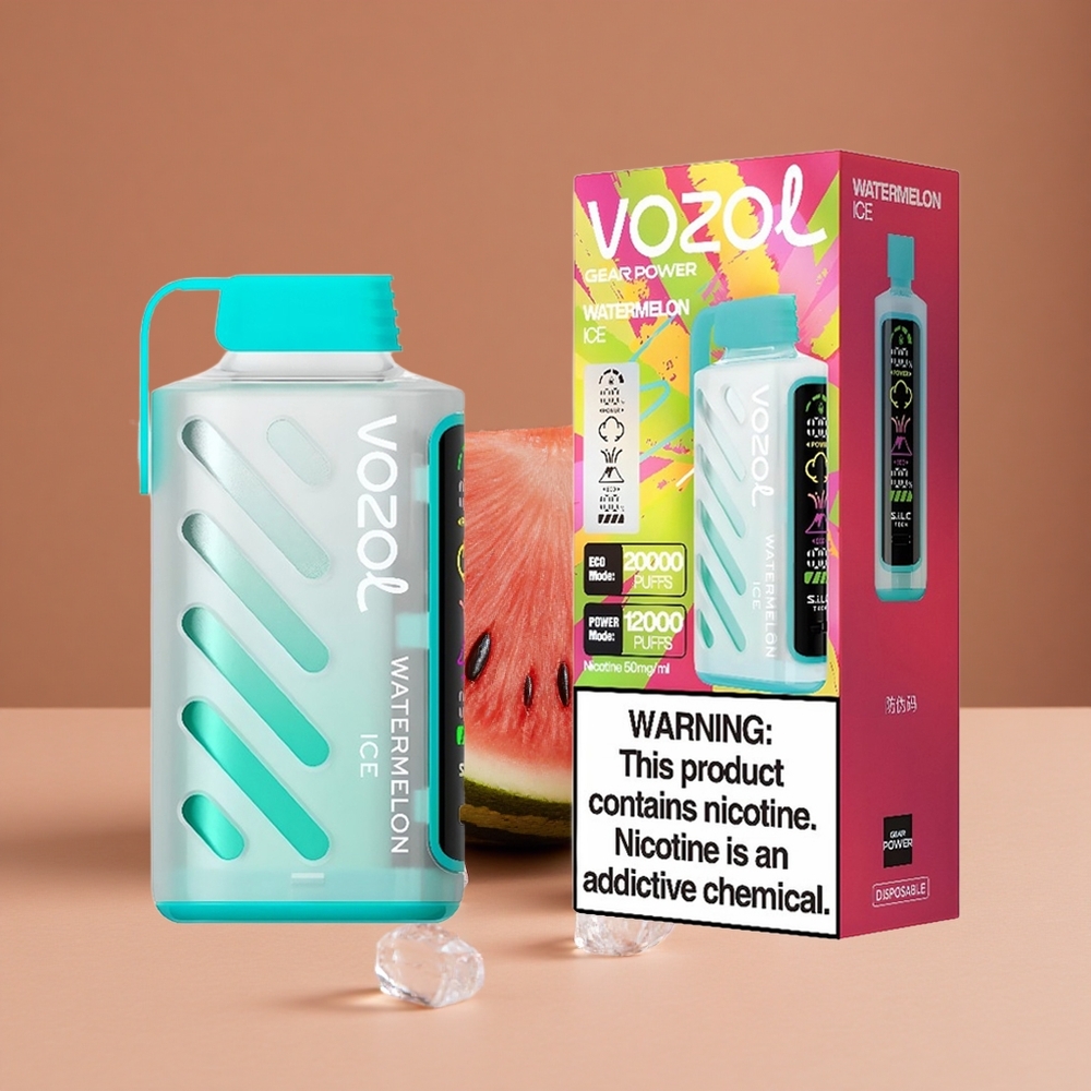 VOZOL Gear Potencia 20000 Puffs Vape Desechable Sandía Hielo 20mL
