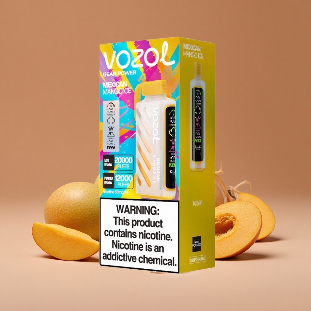 VOZOL Gear Power 20000 Puffs Pantalla Completa Mango Mexicano Hielo
