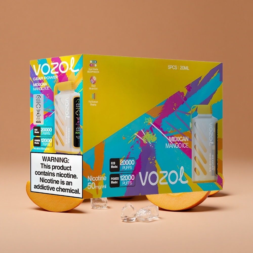 VOZOL Gear Power 20000 Puffs Pantalla Completa Mango Mexicano Hielo