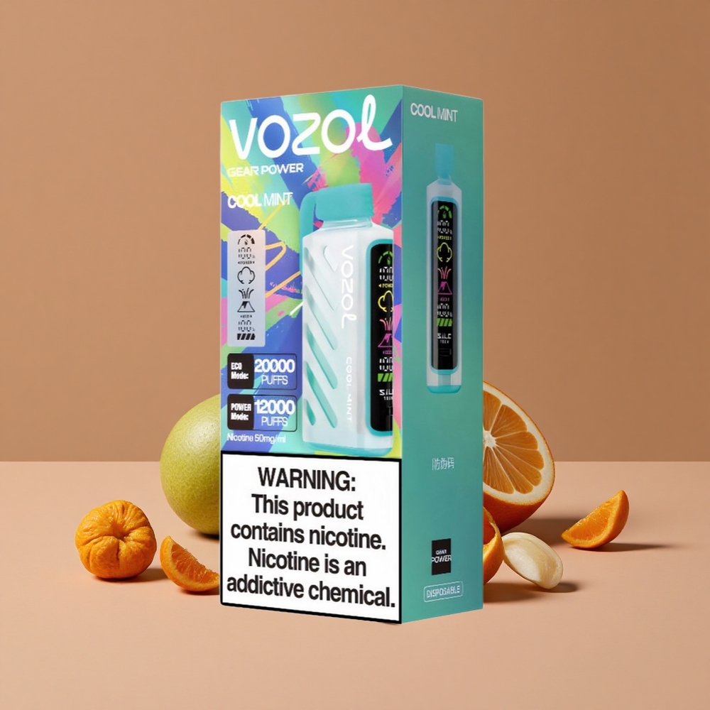 VOZOL Gear Power 20000 Puffs Pantalla Completa Menta Fresca