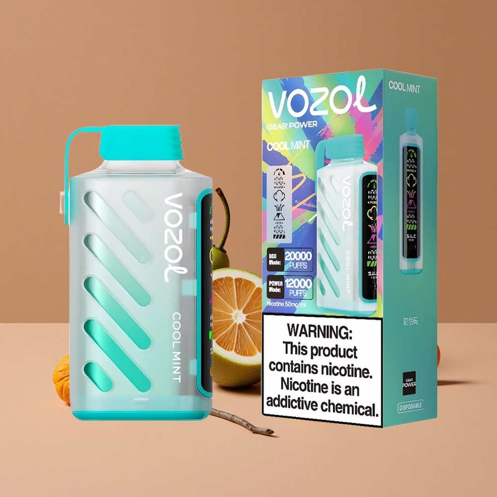 VOZOL Gear Power 20000 Puffs Pantalla Completa Menta Fresca
