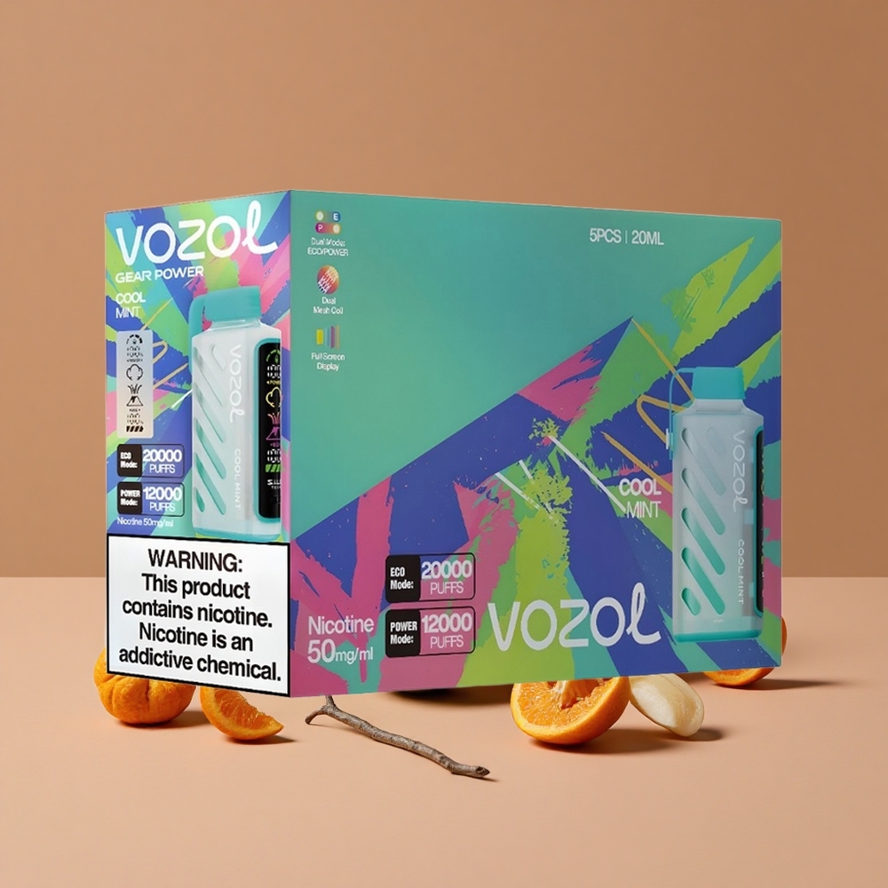 VOZOL Gear Power 20000 Puffs Pantalla Completa Menta Fresca