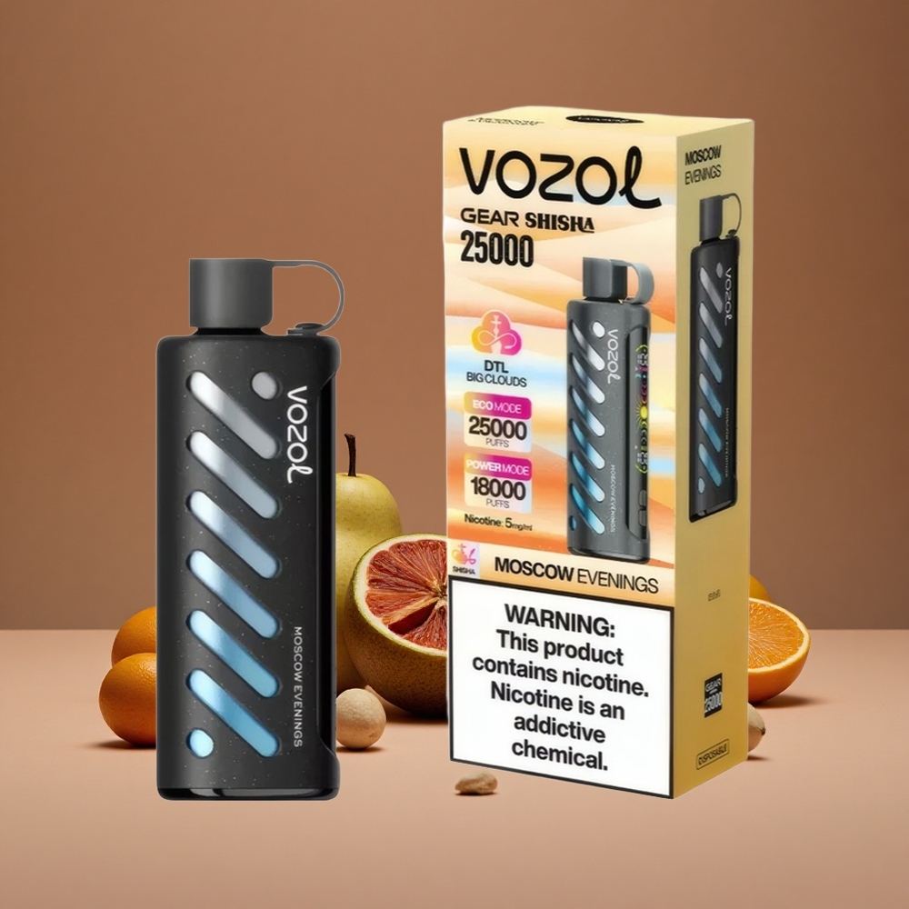 VOZOL Gear Shisha 25000 Puffs Vape Desechable Noches de Moscú